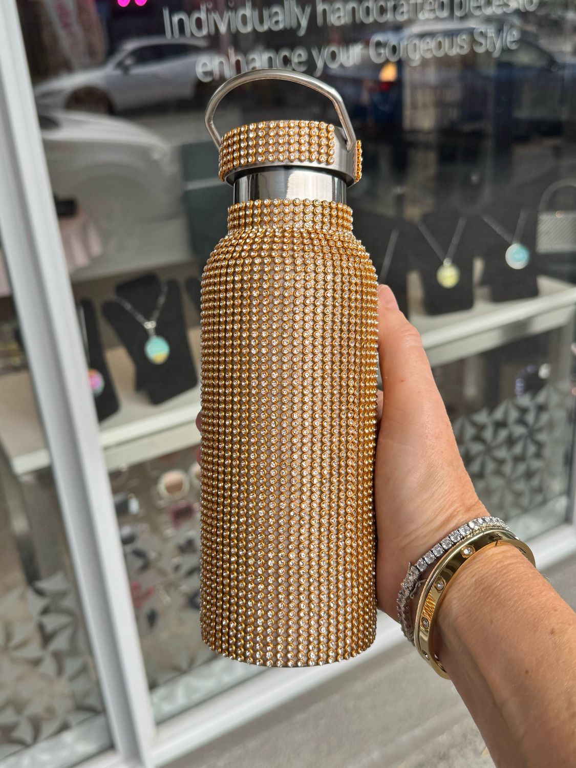 Bling Water Bottle Gold