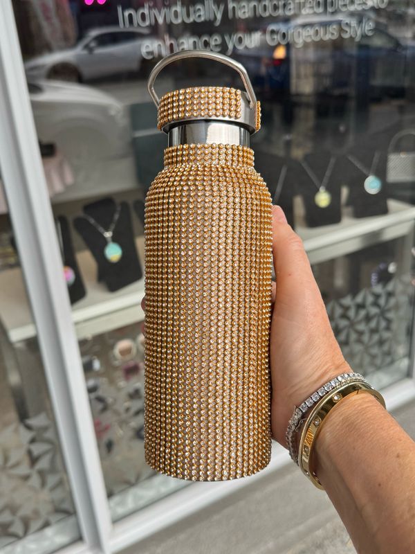 Bling Water Bottle Gold