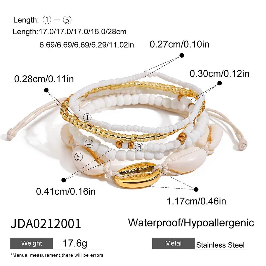 All the Shells Anklet