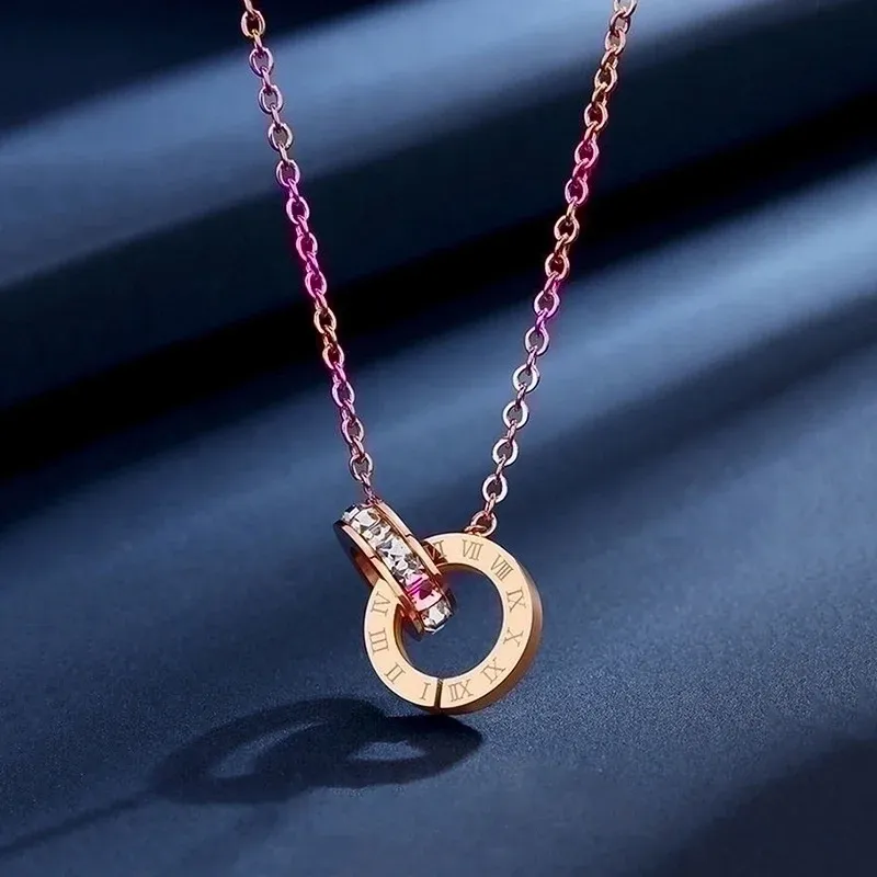 Roman Circle Rose Gold