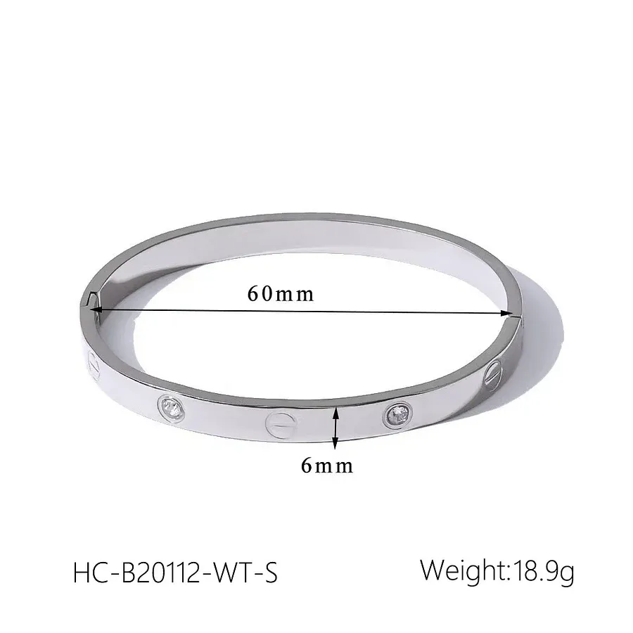 Louis Silver with Diamonds and Screws