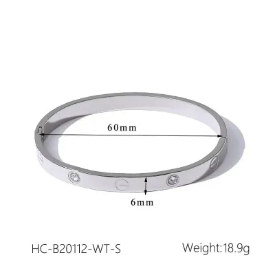 Louis Silver with Diamonds and Screws