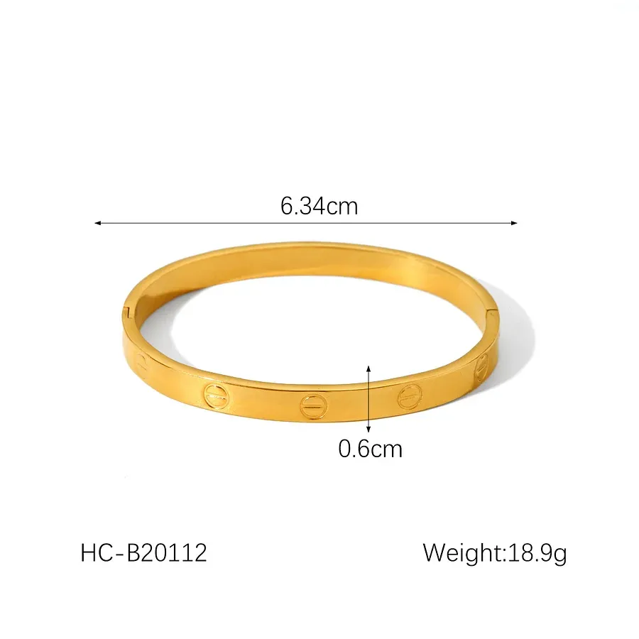 Louis Gold with Screws