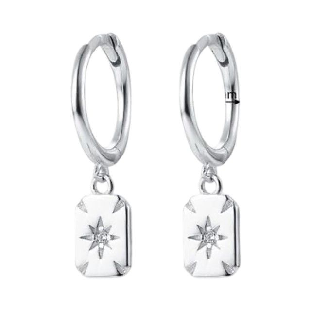 Dangle Square Silver
