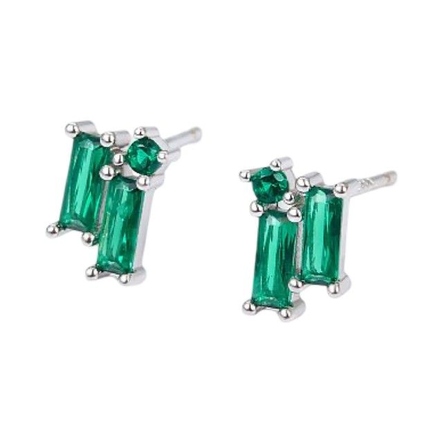 Tessa Silver Emerald