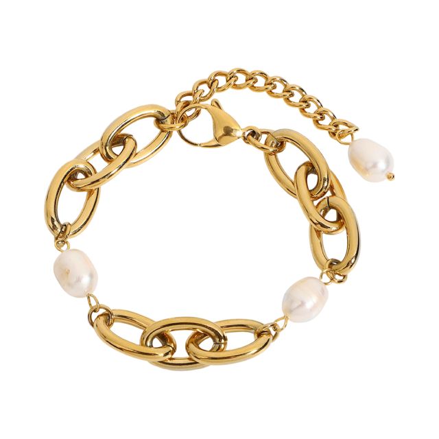 Chloe Chunky Pearl Bracelet
