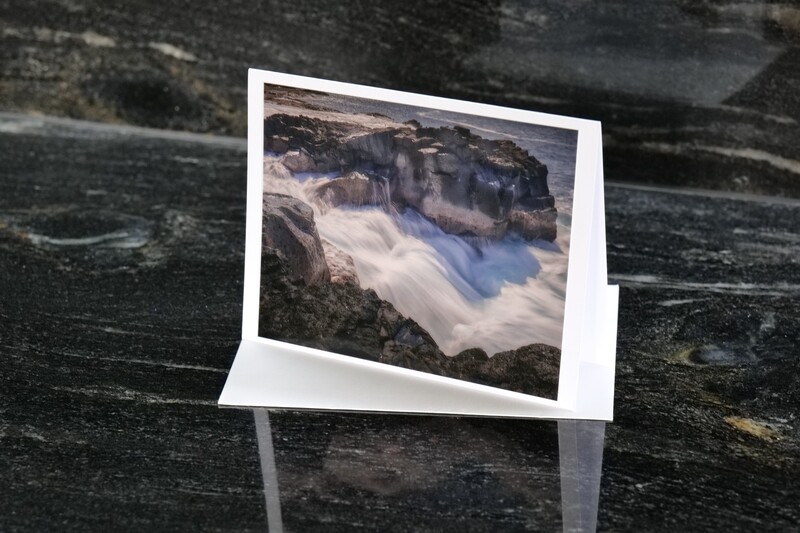 4.25" x 5.5" cards with hand-mounted Hawaii photo (set of 7)