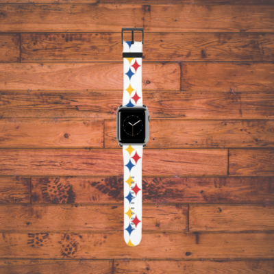 White Hypocycloids Apple Watch Band