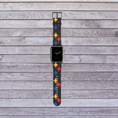 Black Hypocycloids Apple Watch Band