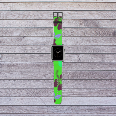 Tropical Green Apple Watch Band