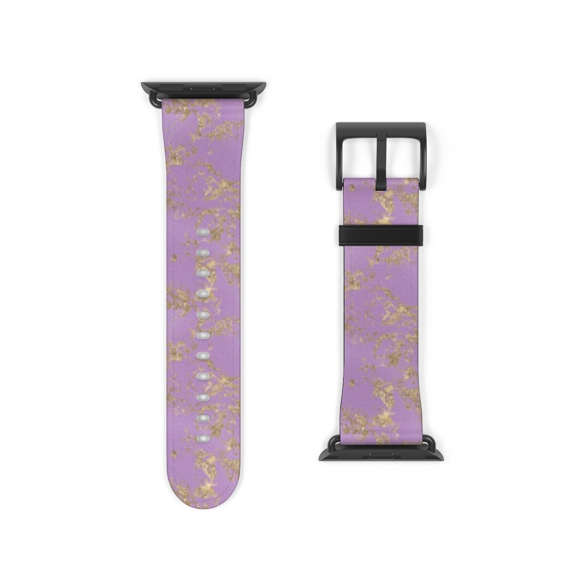 Lavender and Gold Apple Watch Band