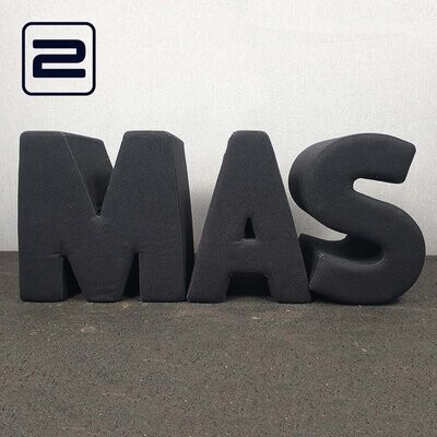 MAS Decoratie akoestisch dempend H46 - Zwart Stof