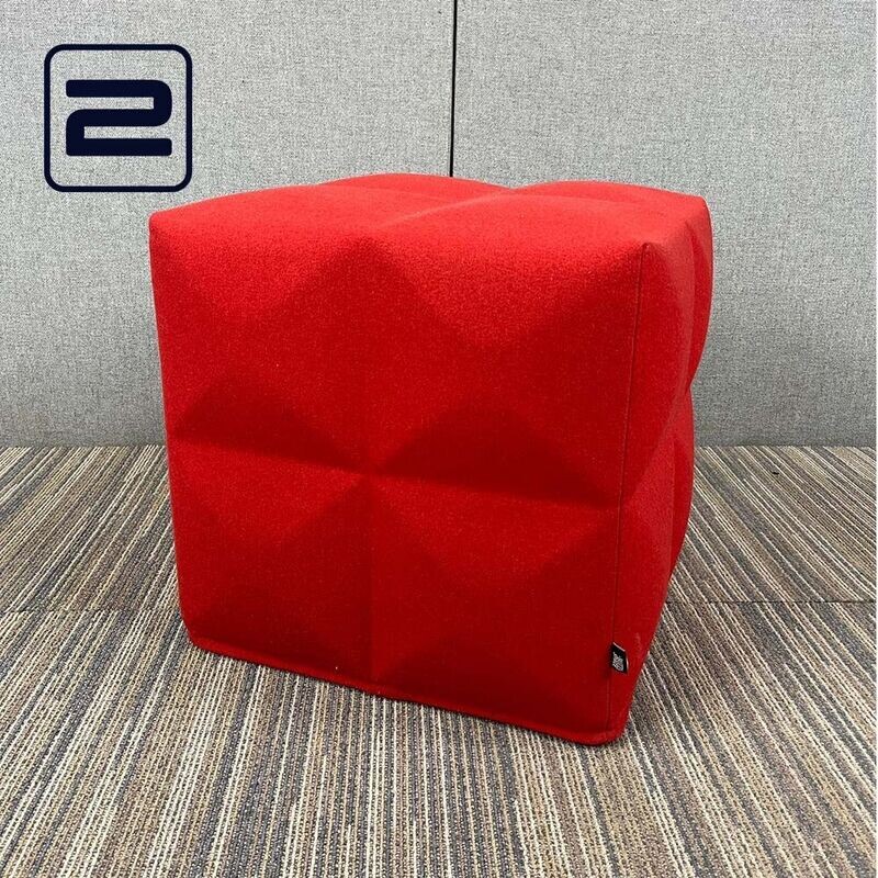BUZZISPACE BuzziCube Poef B46xL46xH47 - Rood