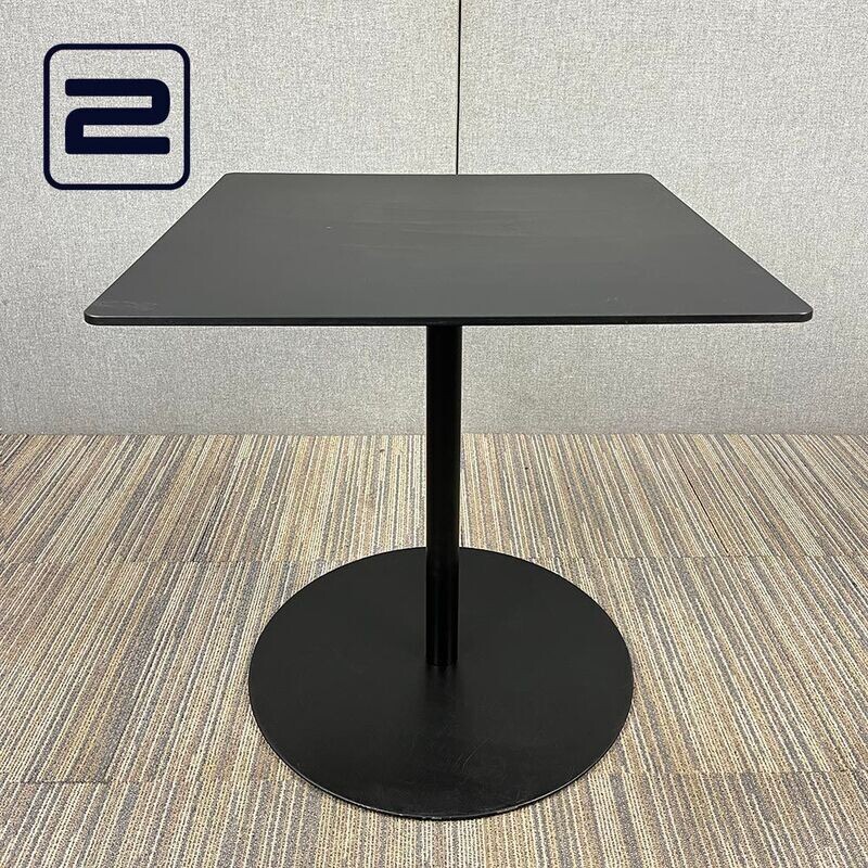 LAPALMA Brio Tafel Vierkant B70xD70xH72 - Zwart / zwart metaal
