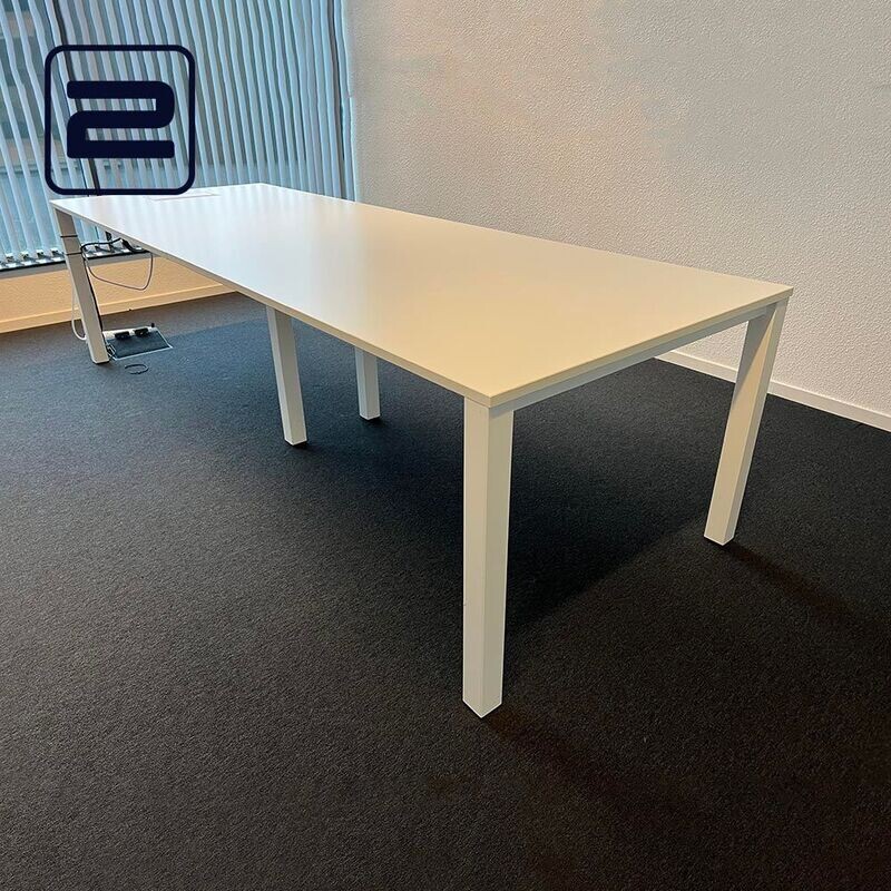 PAMI Vergadertafel B280xD100xH75 - Wit