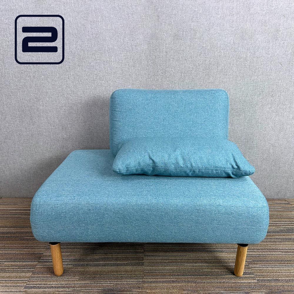 AHREND Lounge Zetel - Lichtblauw Stof
