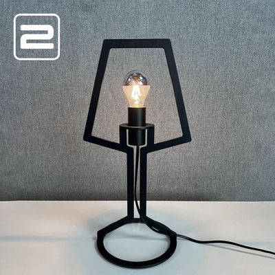 GISPEN Outline Tafel- Bureaulamp B20xH40 - Zwart Metaal