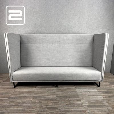 LANDE 1st Class Zitbank 3-zit Akoestisch B230xD76xH135 - Licht grijs Stof