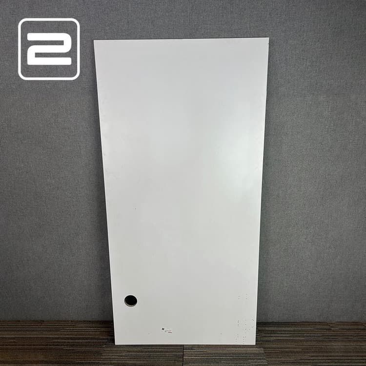 NN Tafelblad (2de hands) Rechthoekig B180xD90xH1, 8 - Wit Melamine