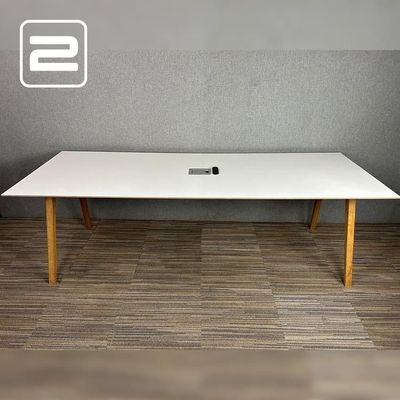 HAY Copenhague CPH30 Vergadertafel B240xD90xH74 - Wit Melamine / Eik