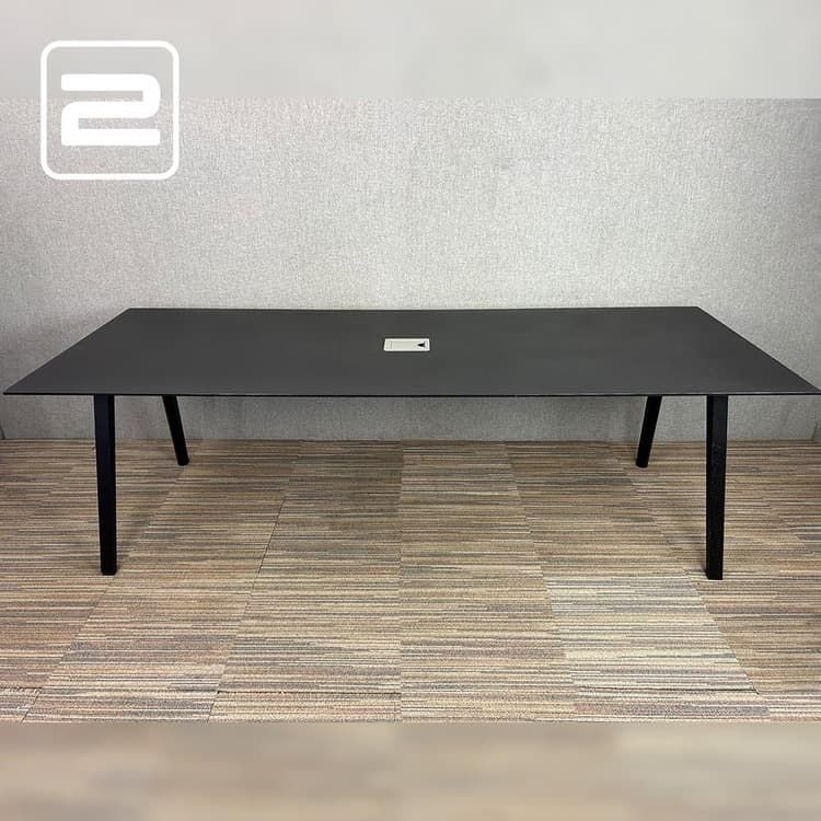 HAY Copenhague CPH30 Vergadertafel B240xD90xH74 - Zwart Melamine / Hout