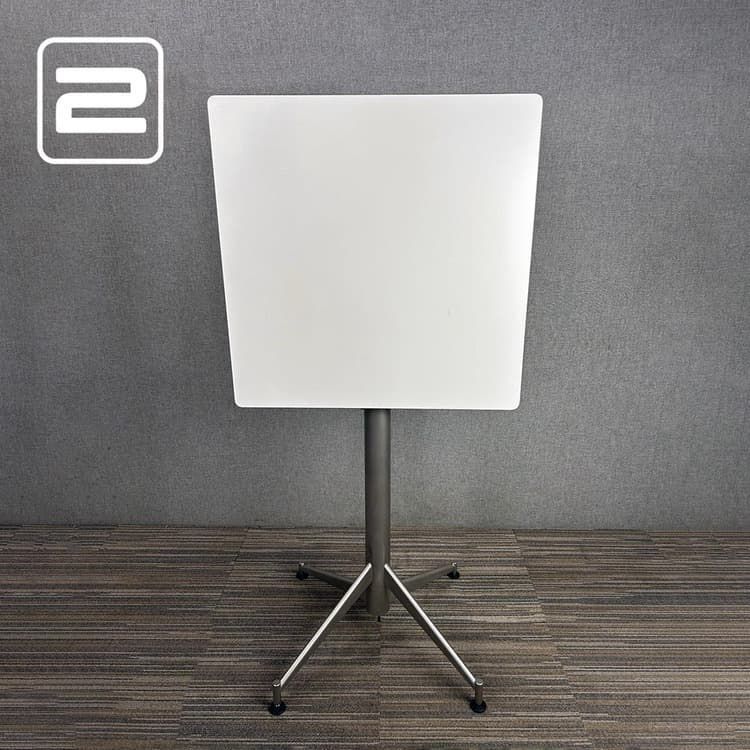LAPALMA SELTZ Klaptafel B69xD69xH109 - Wit HPL / Alu Centrale Poot