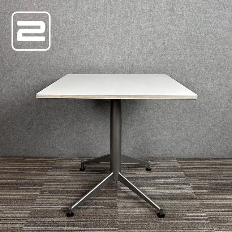 LAPALMA SELTZ Klaptafel B69xD69xH72 - Wit HPL / Alu Centrale Poot