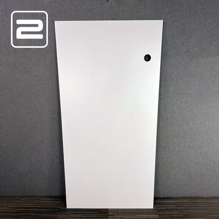 NN Tafelblad (2de hands) Rechthoekig B180xD90xH1, 7 - wit Melamine
