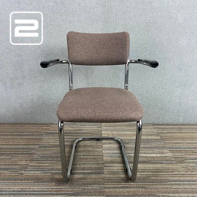 NN Vergaderstoel - Bruin Vilt / Chrome