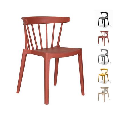 Danish Vintage Kantinestoel Stapelbaar - Kunststof / Vierpoot