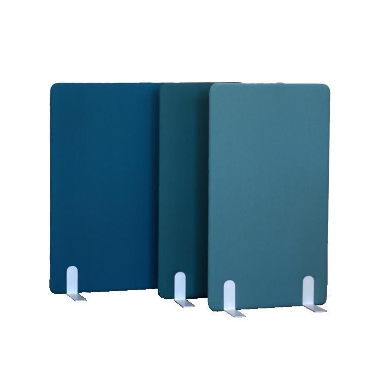 Akoestische Scheidingswand H120-160xB80-160xD3, 8 - 100% gerecycleerd Polyester / Metaal T-poot