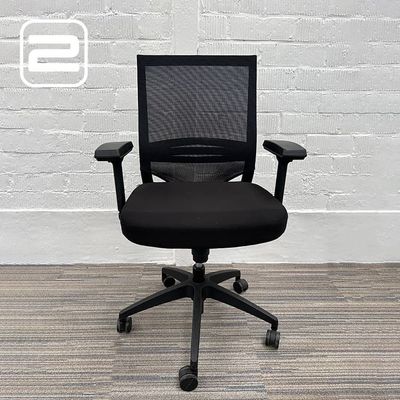HJH Office Portopro Bureaustoel - Zwart Stof / Chrome Voetkr mt wielen HJH Office Portopro Bureaustoel - Zwart Stof / Chrome Voetkr mt wielen