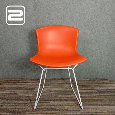 KNOLL Plastic side chair Ontvangststoel - Rood Kunststof