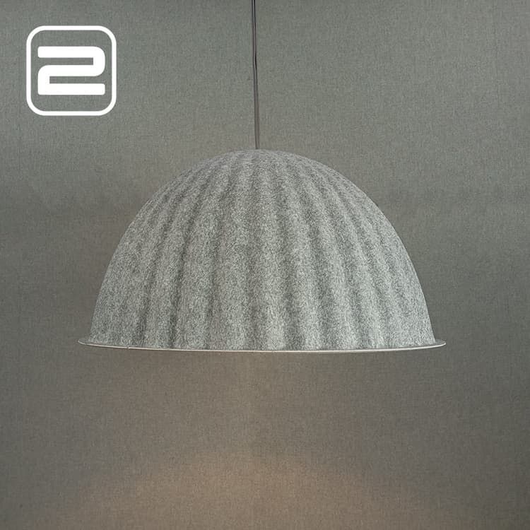 MUUTO Under the bell Hanglamp B82xH50 - Grijs Vilt