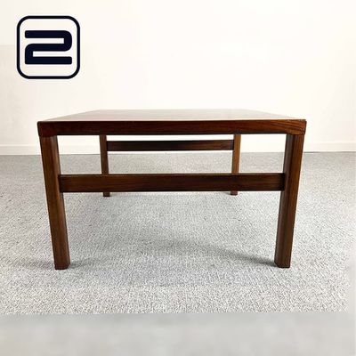 Salontafel B80xD80xH50 - Donker Hout / 4-poot