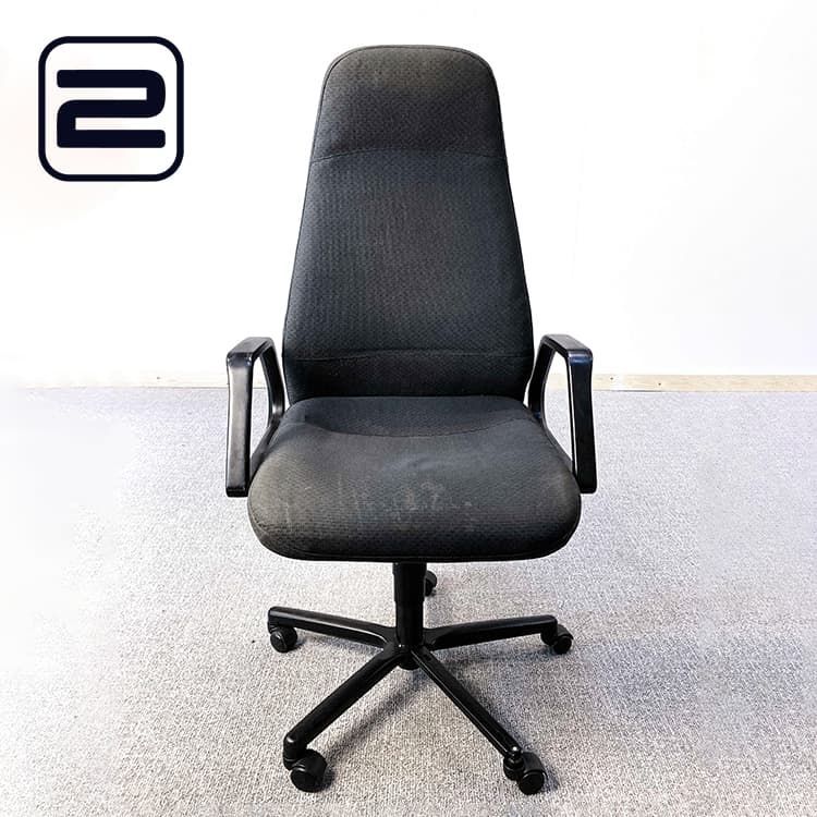 COMFORTO Bureaustoel - Zwart Stof / Zwart Kunststof Voetkr mt wielen COMFORTO Bureaustoel - Zwart Stof / Zwart Kunststof Voetkr mt wielen