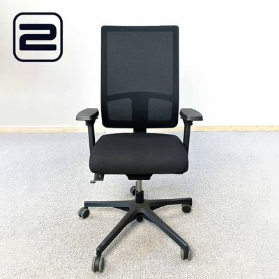 ROBBERECHTS Bureaustoel - Zwart Stof / Mesh / Zwart Kunststof Voetkr mt wielen ROBBERECHTS Bureaustoel - Zwart Stof / Mesh / Zwart Kunststof Voetkr mt wielen