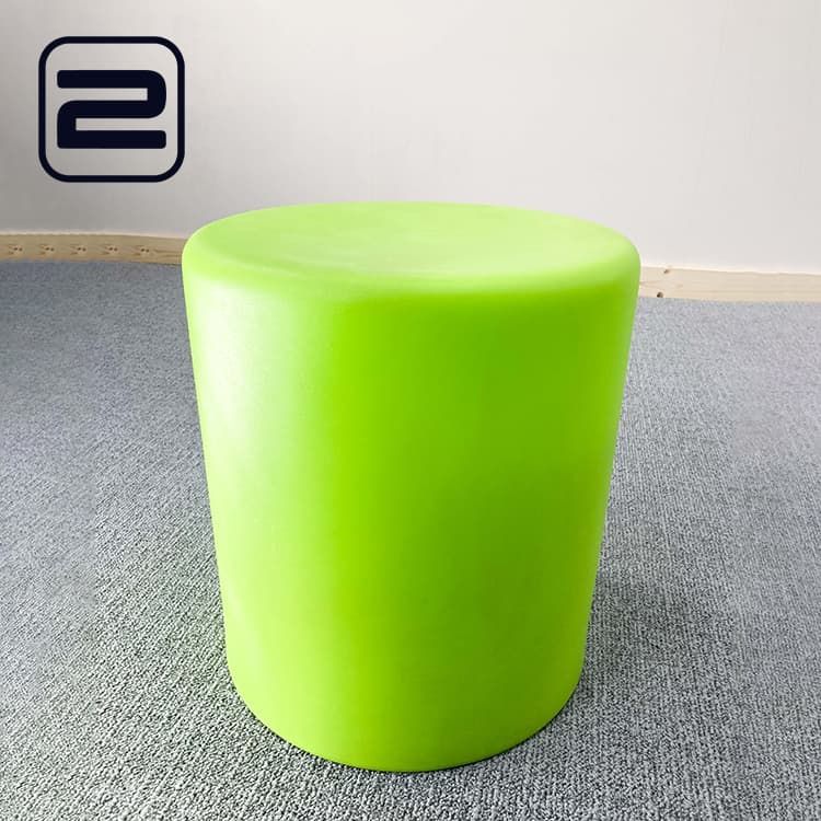 PEDRALI Wow 400 Poef - Groen Plastiek / Groen Plastiek