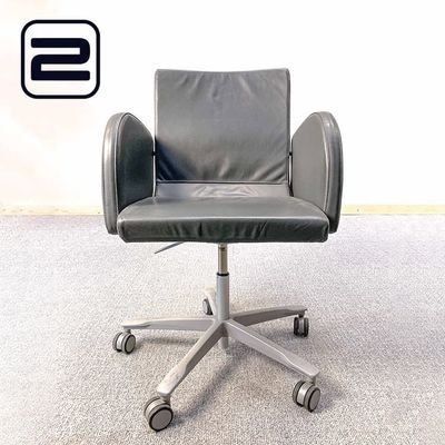 KINNARPS Koy Bureaustoel - Grijs Kunstleer / Grijs Metaal Voetkr mt wielen