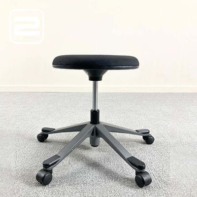 GIROFLEX 33 draaikruk Kruk - zwart stof / donkergrijs metaal kruisvoet