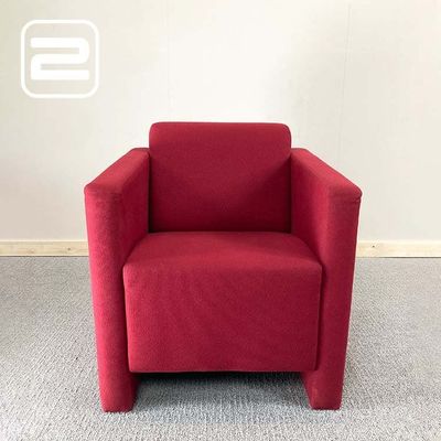 DIETIKER Zetel 1-zit B67xD66xH77 - Rood Stof / 2-poot