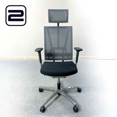 VIASIT Scope Netweave Bureaustoel viasit en Martin Ballendat - zwart / grijs stof / mesh / chrome kruisvoet