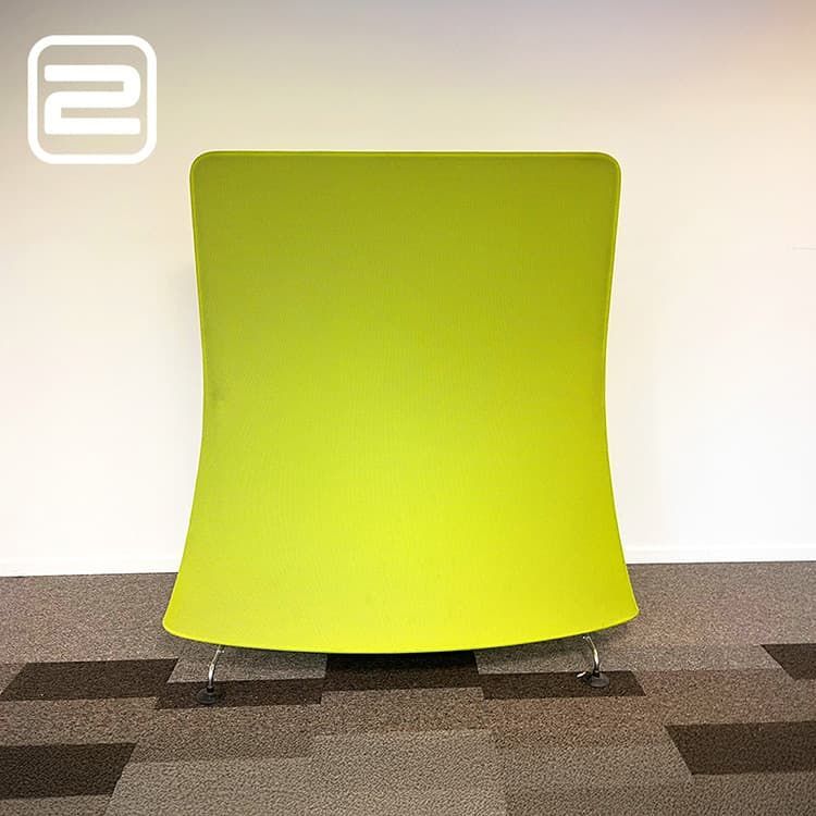 VITRA Scheidingswand H160xB140xD40 - Groen / Mesh