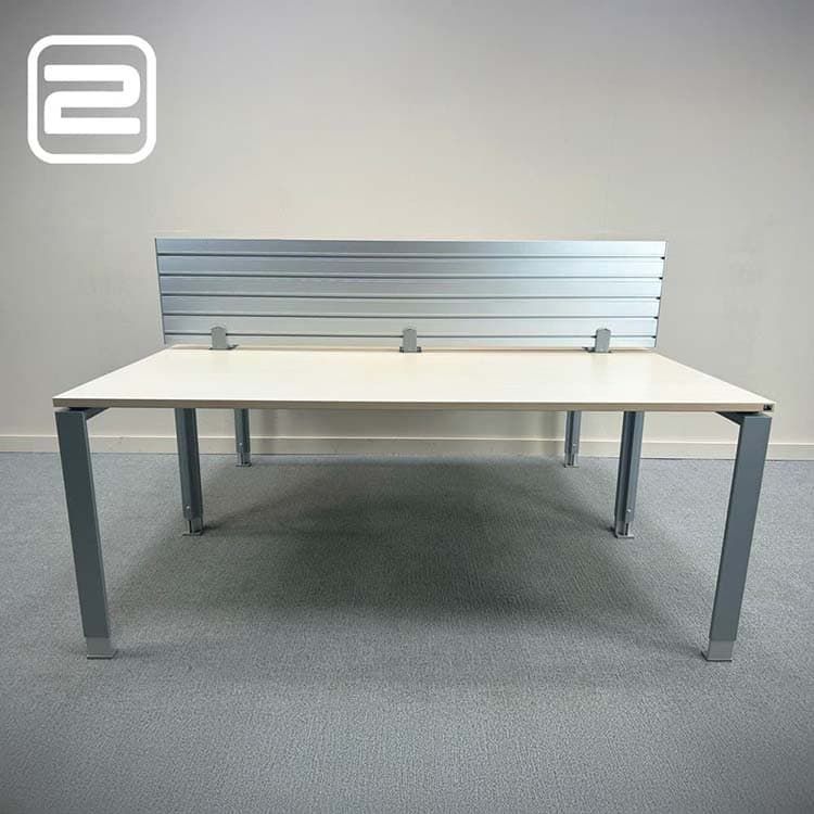 KÖNIG+NEURATH 2p Workbench B180xD160xH66-86 - Hout / Metaal 4-poot