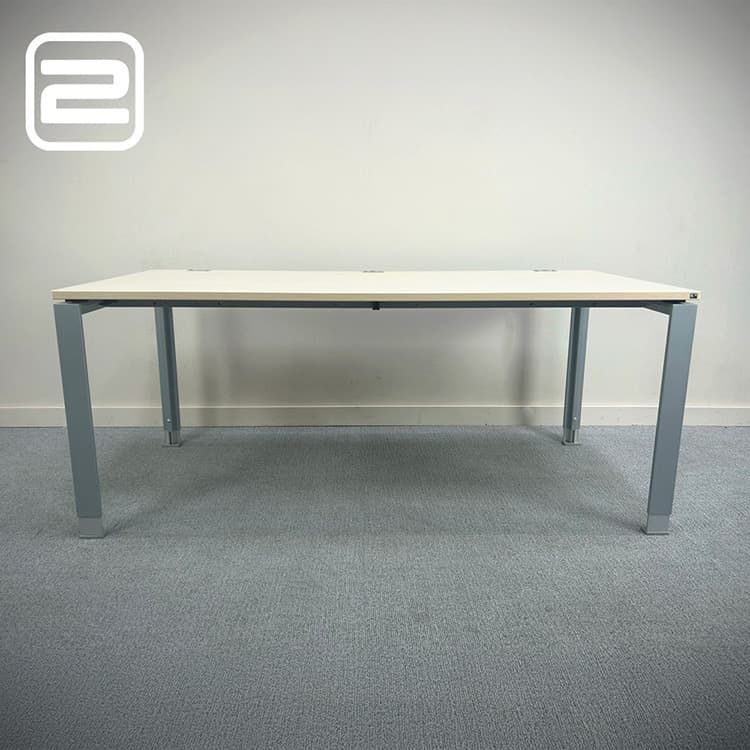 KÖNIG+NEURATH Bureau B180xD80xH66-86 - Hout / Metaal 4-poot