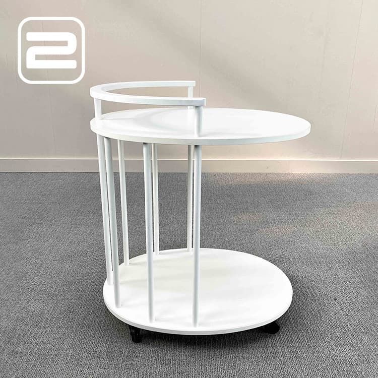 NC NORDIC CARE Julia 065 Bijzettafel by Eva Schildt B63xD47xH73, 5 - Wit Hout / Wit Hout