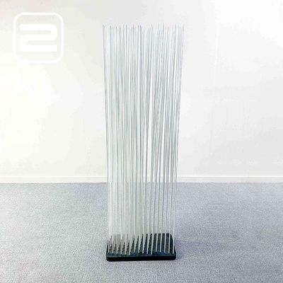 EXTREMIS Ruimtescheider H180xB60xD30 - Wit / Zwart rubber