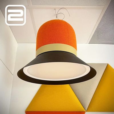 BUZZISPACE BuzziHat Hanglamp B53xD53xH43 - Oranje Stof