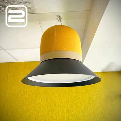 BUZZISPACE BuzziHat Hanglamp B53xD53xH43 - Geel Stof