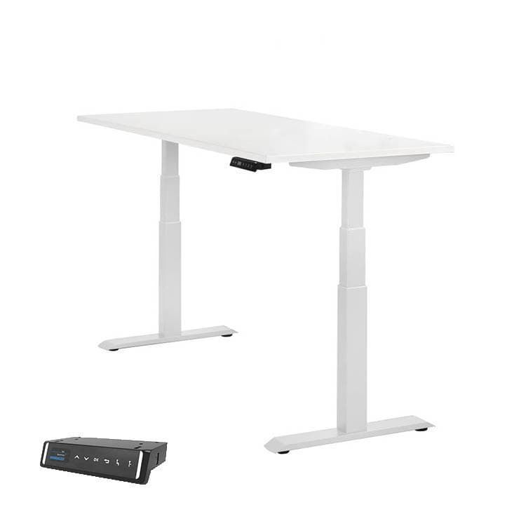 Premium XF3 Elektrisch Zit-Sta Bureau B120xD80 xH65-130 - T-Poot